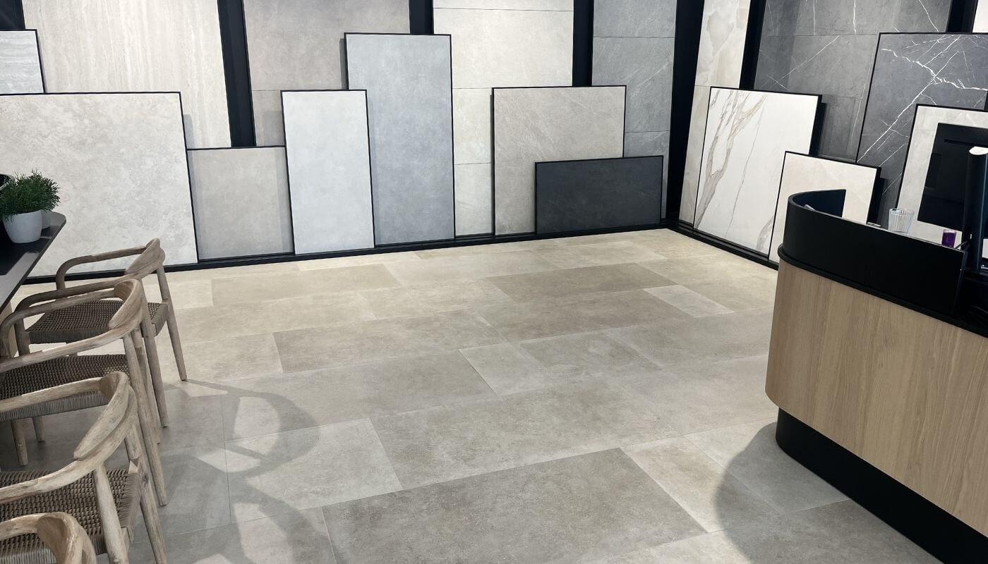 Velkoformátová keramická dlažba – ukázka