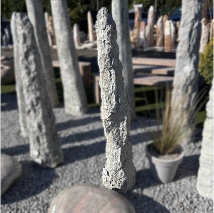 Mramorový sloup - 130 cm, hrubý, zelený