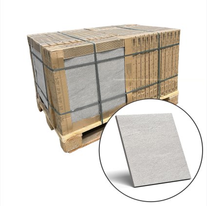 Paleta 21,6 m² - Rako Quarzit Outdoor šedá 60x60 cm - venkovní dlažba