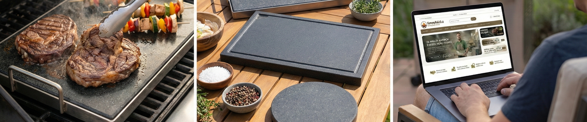 Grilování na kameni