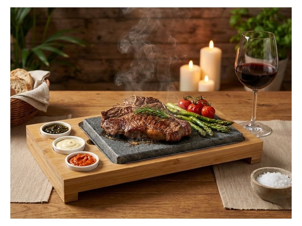 Hot Stone Cooking - zážitek s lávovým kamenem KamenyNaGril.cz