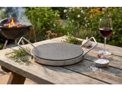 Kámen na gril kruh úvod