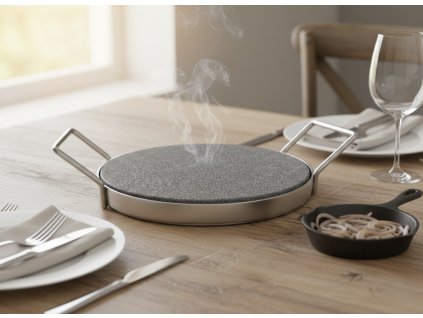 Kulatý kámen na gril set