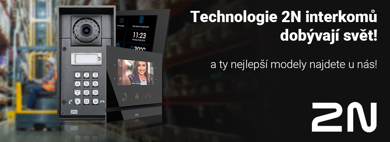 IP Interkomy 2N s technologií Axis Zipstream
