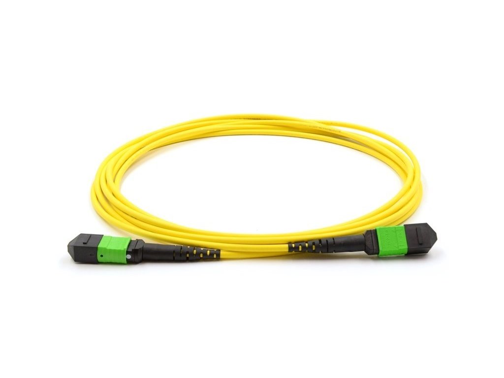 XtendLan FO patch MPO(f)-MPO(f), 2m, OS1, 12/12, kabel kulatý 3mm, přímý (Type A)