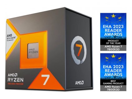AMD Ryzen 7 7800X3D / LGA AM5 / max. 5,0GHz / 8C/16T / 104MB / 120W TDP / BOX bez chladiče