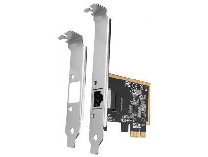 AXAGON PCIe síťová karta 1x GLAN (RJ-45) / PCEE-GRF / Realtek / LP bracket