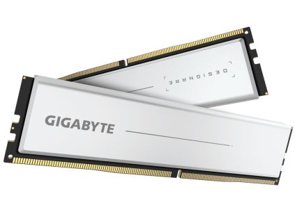 GIGABYTE DESIGNARE Memory DDR4 64GB 3200MT/s / DIMM / CL16 / 1,35V / Heat Shield / KIT 2x 32GB / Stříbrná