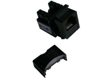 DATACOM Keystone RJ12 UTP CAT3 (DUAL) MINI černý