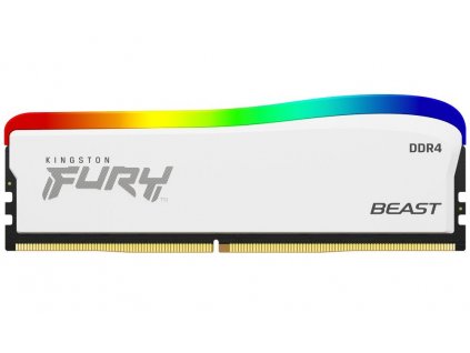 KINGSTON FURY Beast RGB 16GB DDR4 3600MT/s / CL18 / DIMM / Bílá