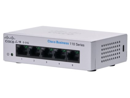 Cisco CBS110-5T-D-EU 5-port GE Unmanaged Switch, Desktop