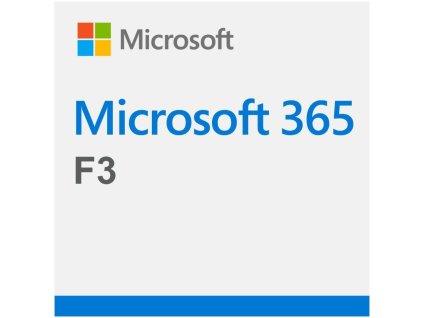 Elektronická licence: Microsoft CSP Microsoft 365 F3 předplatné 1 rok, vyúčtování ročně