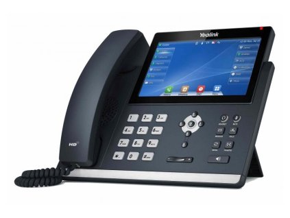 Yealink SIP-T48U IP telefon, CZ/SK dotykový displej, PoE, 16 SIP účtů, Opus HD kodek, 29 program. tlačítek, 2x USB