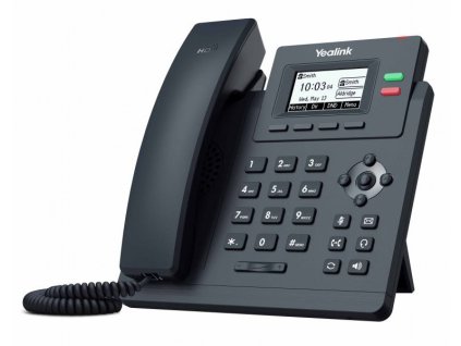 Yealink SIP-T31 IP telefon, 2x SIP, CZ/SK displej, 2x 10/100, Optima HD Voice, 2 programovatelné tlačítka