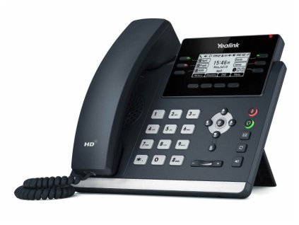 Yealink SIP-T42U IP telefon, 6x SIP, CZ/SK displej, 2x GbE port, PoE, Opus HD kodek, 15 programovatelných tlačítek