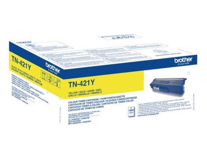 BROTHER toner TN-421Y pro HL-L8260CDW/HL-L8360CDW/DCP-L8410CDW/ 1.800 stran/ žlutý