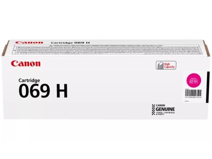Canon originální vysokokapacitní toner Cartridge 069 H M magenta, MF752Cdw, 754Cdw, LBP673Cdw, kapacita5 500 stran