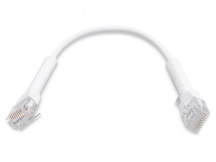 Ubiquiti UniFi Ethernet Patch Kabel - délka 0.1m, Cat6, bílý