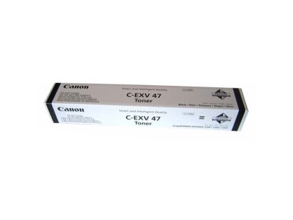 Canon originální  TONER CEXV47 BLACK iR-ADV C350/C351/C250/C255/C355  19 000 stran A4 (5%)  - CHIPLESS