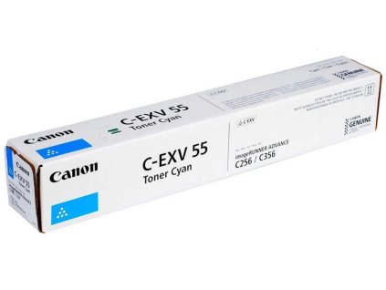 Canon originální  TONER CEXV55 CYAN iR-ADV C256/C257/C356/C357   18 000 stran A4 (5%) - CHIPLESS