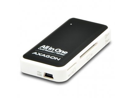 AXAGON čtečka paměťových karet microSD/SD/MS/XD/CF / CRE-X1 / USB 2.0 / 0,1m