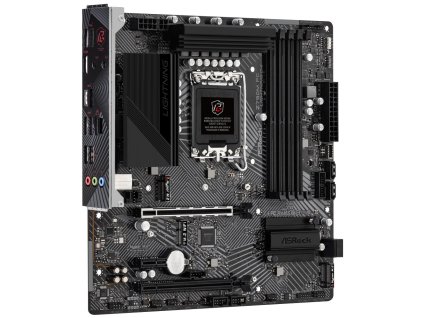 ASRock Z790M PG Lightning/D4 / Intel Z790 / LGA1700 / 4x DDR4 / 2x M.2 / HDMI / USB-C / mATX
