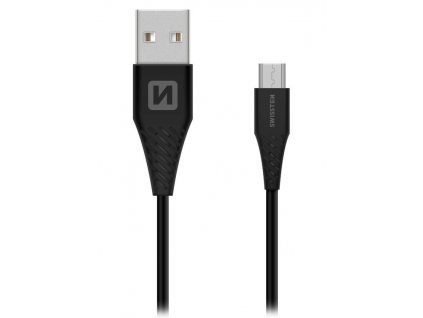 Swissten Datový Kabel Usb / Micro Usb 1,5 M Černý (9Mm)