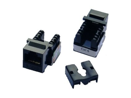 DATACOM Keystone RJ45 UTP CAT6 (DUAL) MINI černý
