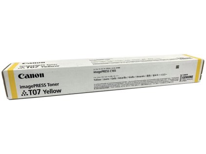 Canon originální  TONER T07 YELLOW iPRC165   37 500 stran A4 (5%)