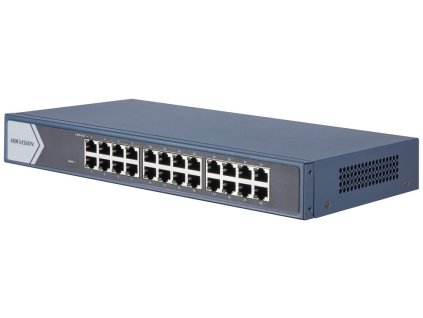 HIKVISION switch DS-3E0524-E(B)/ 24x port/ 10/100/1000 Mbps RJ45 ports/ 48 Gbps/ napájení 220 VAC, 0.7 A