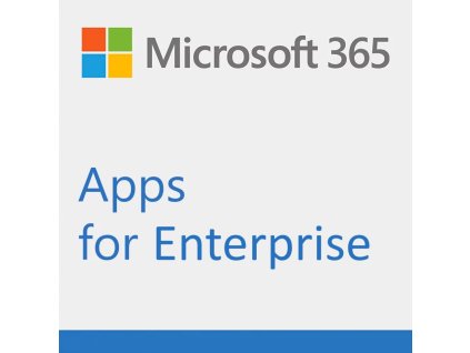 Elektronická licence: Microsoft CSP Microsoft 365 Apps for enterprise předplatné 1 rok, vyúčtování měsíčně