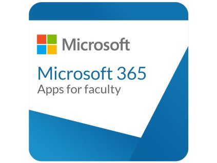 Elektronická licence: Microsoft CSP Microsoft 365 Apps for faculty (pro školy) předplatné 1 rok, vyúčtování ročně