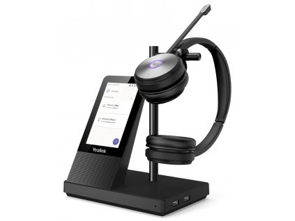 Yealink WH66 Dual náhlavní souprava, DECT, dvouušní, bezdrátové, MS Teams, multifunkční základnová stanice