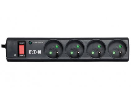 EATON přepěťová ochrana Protection Strip 4, 4 zásuvky