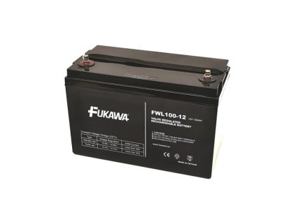 FUKAWA olověná baterie FWL 100-12 do APC/ AEG/ EATON/ Powerware/ 12V/ 100Ah/ životnost 10let/ závit M6