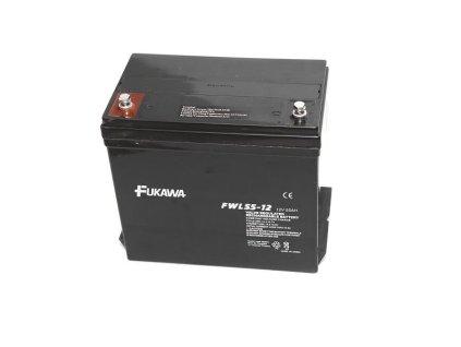FUKAWA olověná baterie FWL 55-12 do UPS APC/ AEG/ EATON/ Powerware/ 12V/ 55Ah/ životnost 10 let/ závit M6