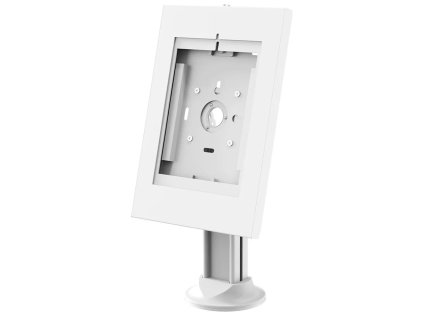 Neomounts  DS15-640WH1 / desk grommet, lockable tablet casing for Apple iPad, PRO, Air & Samsung Galaxy Tab / White