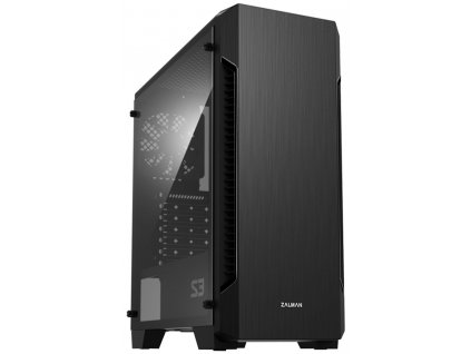 Zalman skříň S3 / Middle tower / ATX / USB 3.0 / USB 2.0 / průhledná bočnice