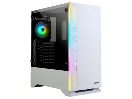 Zalman skříň S5 White / Middle tower / ATX / USB 3.0 / USB 2.0 / průhledná bočnice