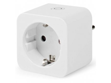 NEDIS Wi-Fi chytrá zásuvka/ měřič výkonu/ 16A/ typ F/ Android/ iOS/ Nedis® SmartLife/ bílá