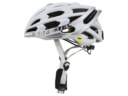 SAFE-TEC Chytrá Bluetooth helma/ Repro/ MIPS/ TYR3  White XL