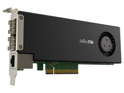 MikroTik CCR2004-1G-2XS-PCIe, PCIe 3.0 karta, 1 Gbit LAN, 2x SFP28
