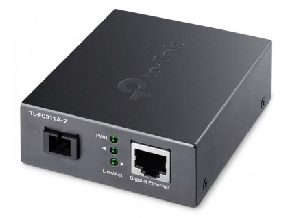 TP-Link TL-FC311A-2 WDM Media Konvertor 1x 10/100/1000 Mbps RJ45/ 1x 1000Mbps SC/ Eth/Optika (single-mode), 2km