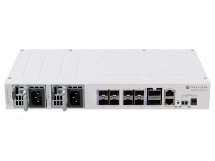Mikrotik Cloud Switch CRS510-8XS-2XQ-IN, 650 MHz CPU, 128 MB RAM, 1x LAN, 2x QSFP28, 8x SFP28, 2x PSU, L5