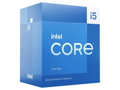 INTEL Core i5-13400F / Raptor Lake / LGA1700 / max. 4,6GHz / 10C/16T / 20MB / 65W TDP / bez VGA / BOX