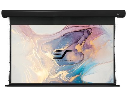 ELITE SCREENS plátno elektrické motorové 120" (305cm)/ 16:9/149,6×265,7cm/ hliníkový case černý/10" drop/MaxWhite FG