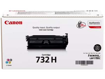 Canon originální toner 732H BK černý, kapacita 12000 stran