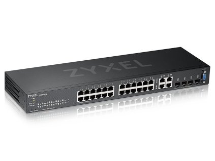 ZyXEL GS2220-28, EU region, 24-port GbE L2 Switch with GbE Uplink (1 year NCC Pro pack license bundled)
