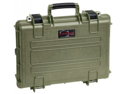 Doerr odolný vodotěsný kufr Explorer 4209 Green CV(42x30x10 cm, molitan pro Laptop až 15" v pouzdře, 2,4kg)