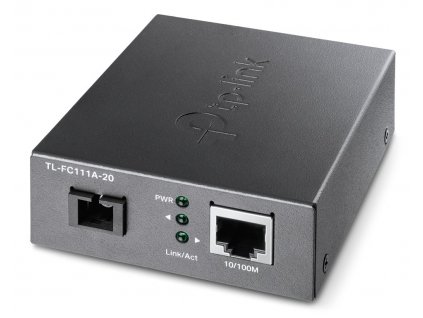 TP-Link TL-FC111A-20 WDM Media Konvertor 1x 10/100 Mbps RJ45/ 1x 100Mbps SC/ Eth/Optika (single-mode)